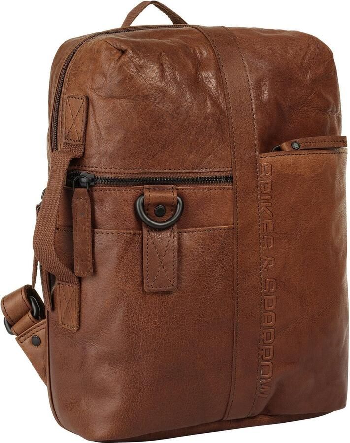 Spikes & Sparrow Laptoprugzak echt leder - Foto 3