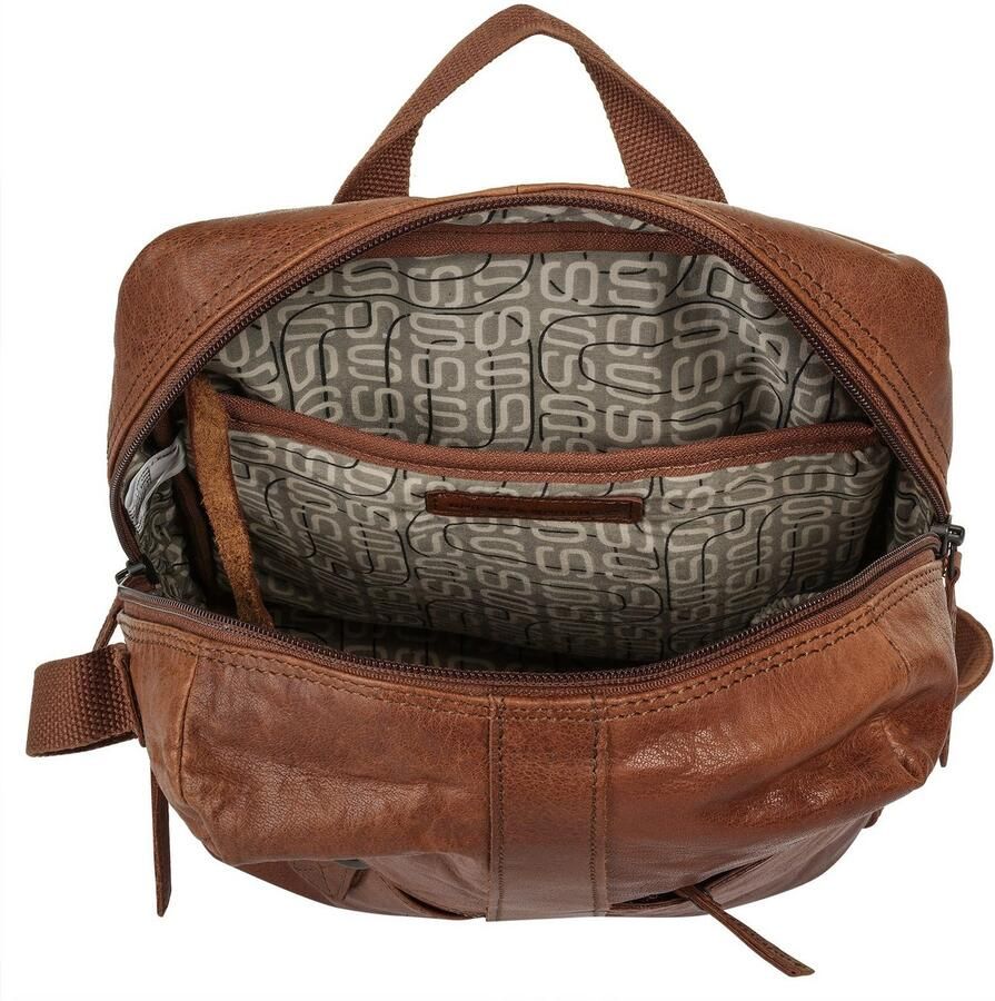 Spikes & Sparrow Laptoprugzak echt leder