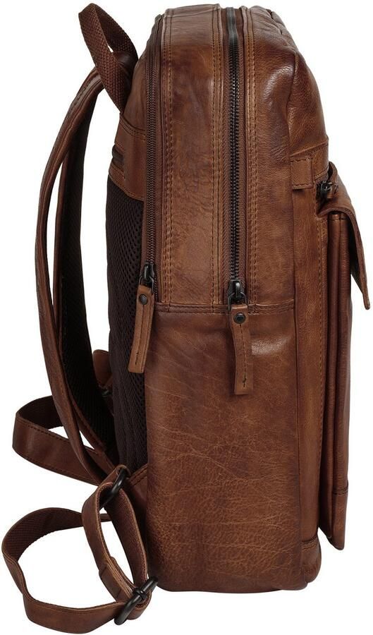 Spikes & Sparrow Laptoprugzak echt leder - Foto 4