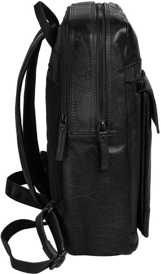 Spikes & Sparrow Laptoprugzak echt leder - Foto 4