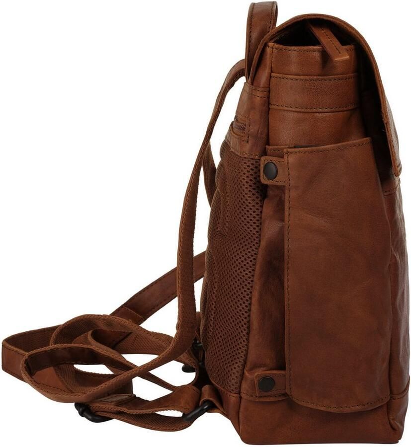 Spikes & Sparrow Laptoprugzak echt leder - Foto 2