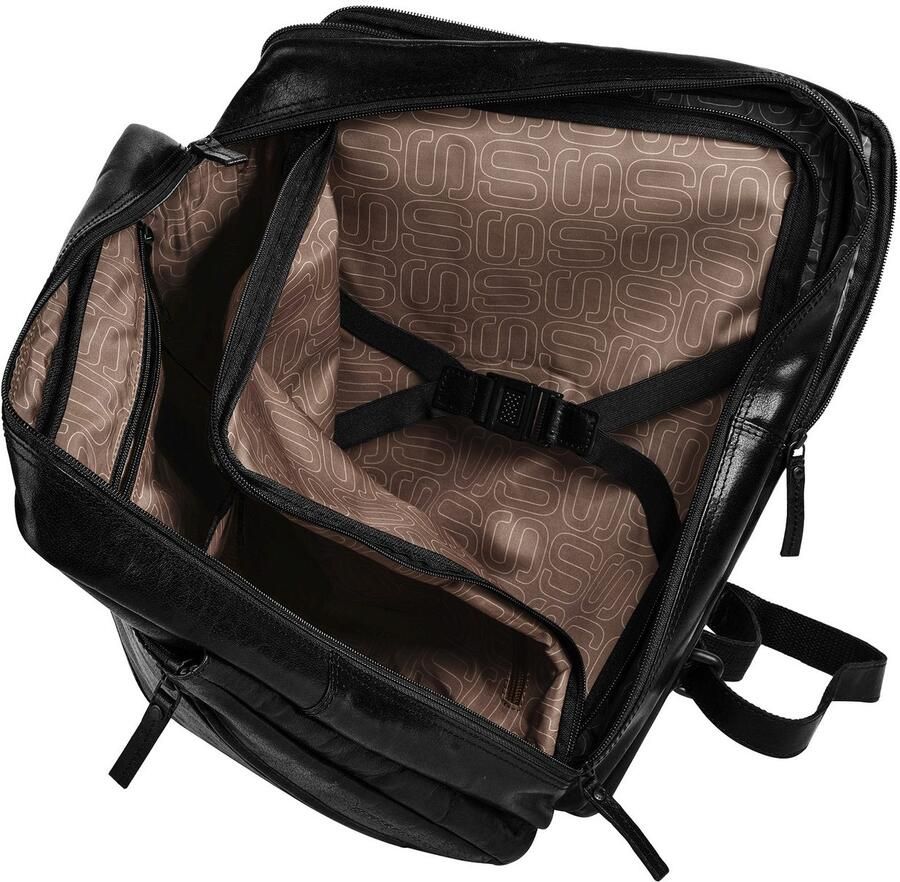 Spikes & Sparrow Laptoprugzak echt leder