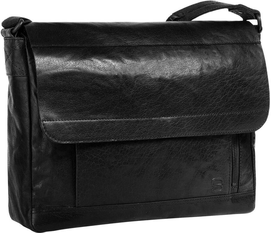 Spikes & Sparrow Messenger Bag echt leder