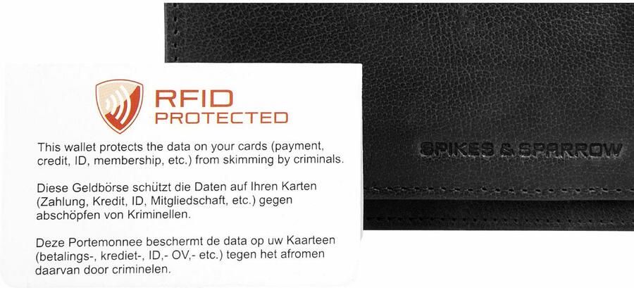 Spikes & Sparrow Portemonnee echt leder - Foto 7