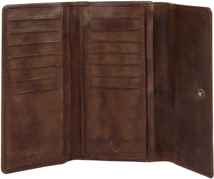 Spikes & Sparrow Portemonnee echt leder