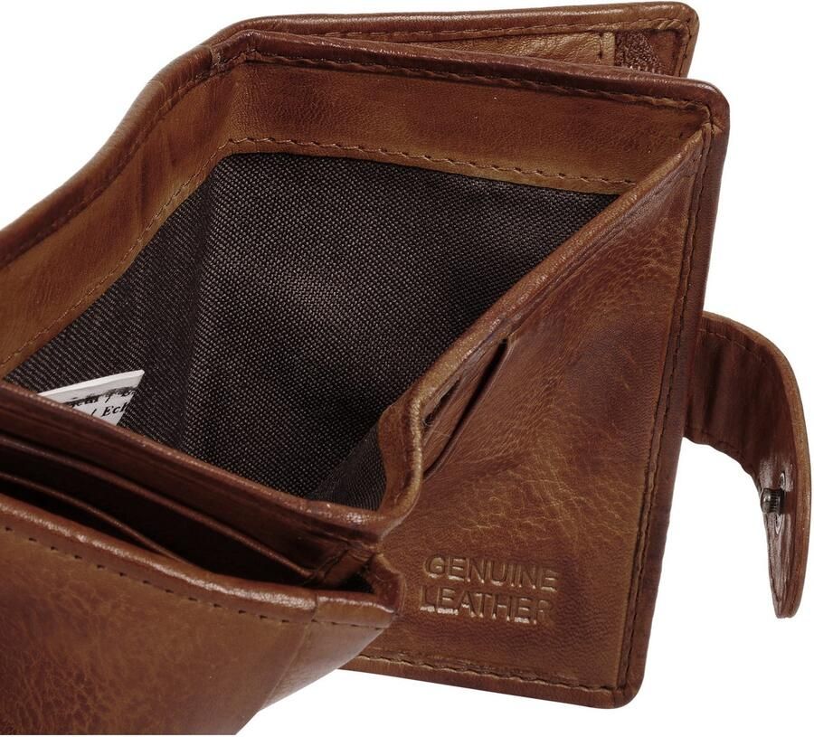 Spikes & Sparrow Portemonnee echt leder