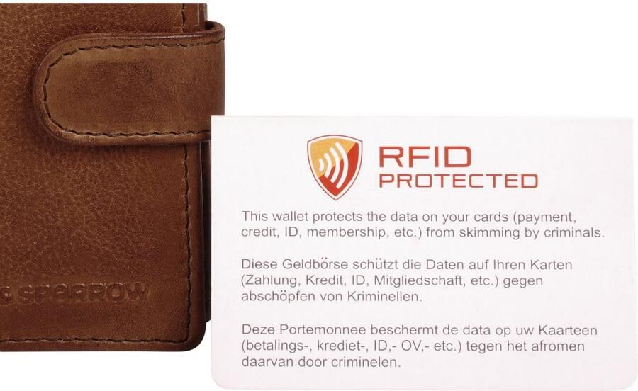 Spikes & Sparrow Portemonnee echt leder - Foto 6