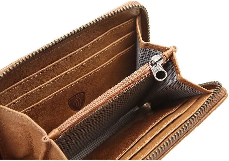 Spikes & Sparrow Portemonnee RFID echt leder - Foto 2