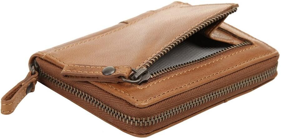 Spikes & Sparrow Portemonnee RFID echt leder - Foto 7