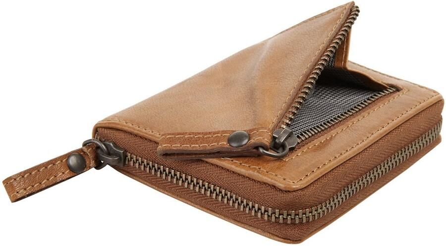 Spikes & Sparrow Portemonnee RFID echt leder - Foto 5