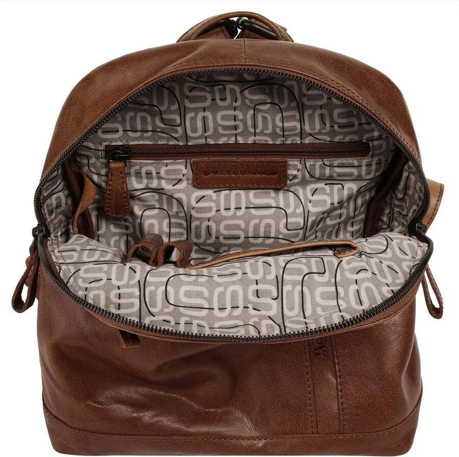 Spikes & Sparrow Rugzak BACKPACK echt leder