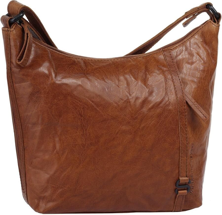 Spikes & Sparrow Schoudertas CROSSOVER echt leder