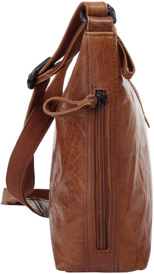 Spikes & Sparrow Schoudertas CROSSOVER echt leder - Foto 4