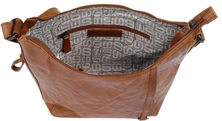 Spikes & Sparrow Schoudertas CROSSOVER echt leder - Foto 5