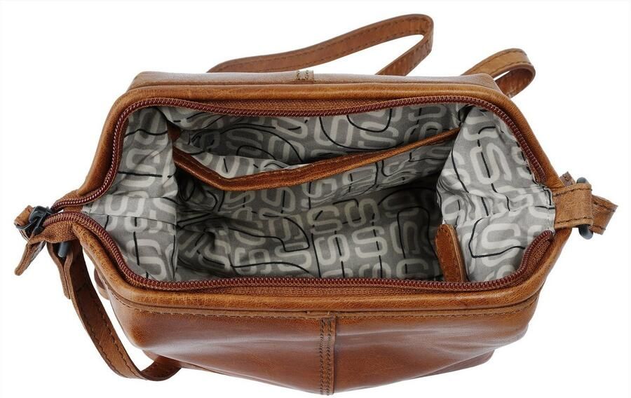 Spikes & Sparrow Schoudertas CROSSOVER echt leder - Foto 4