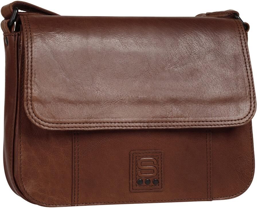 Spikes & Sparrow Schoudertas echt leder - Foto 2