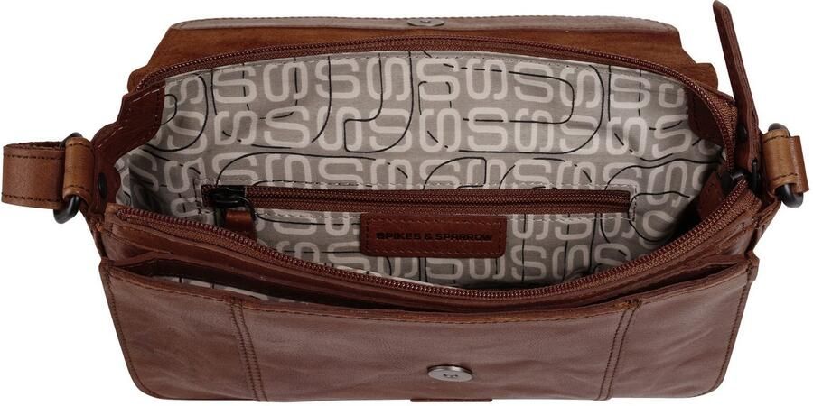 Spikes & Sparrow Schoudertas echt leder - Foto 4