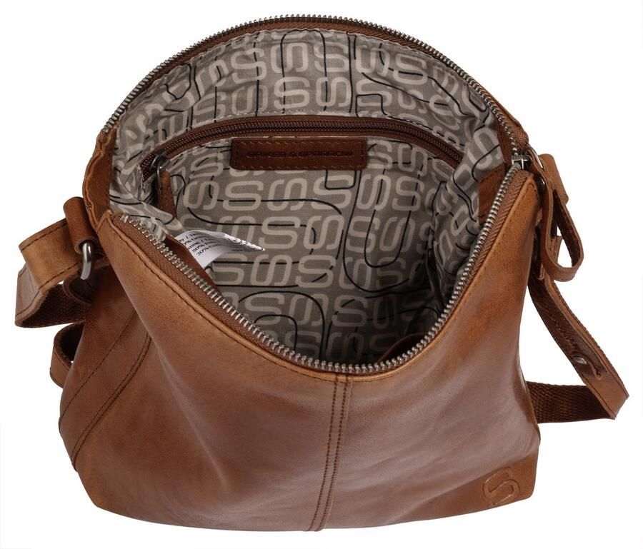 Spikes & Sparrow Schoudertas echt leder - Foto 3