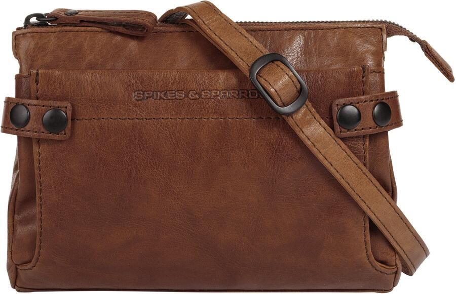 Spikes & Sparrow Schoudertas echt leder - Foto 7