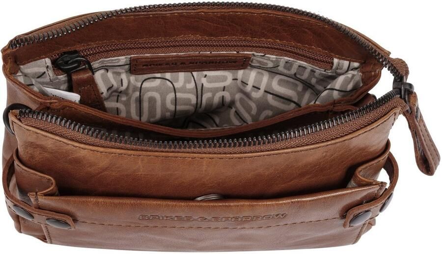 Spikes & Sparrow Schoudertas echt leder - Foto 4