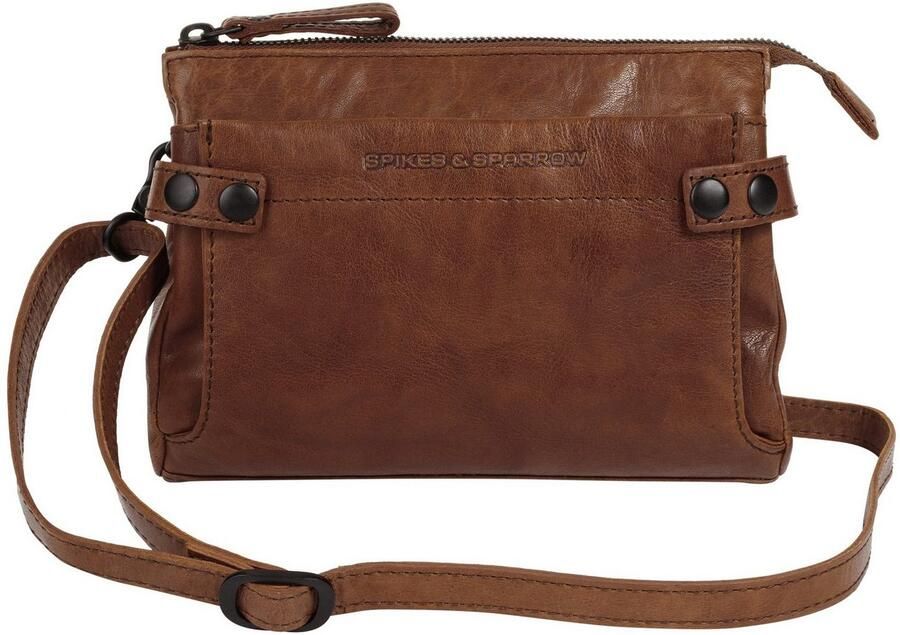 Spikes & Sparrow Schoudertas echt leder - Foto 2