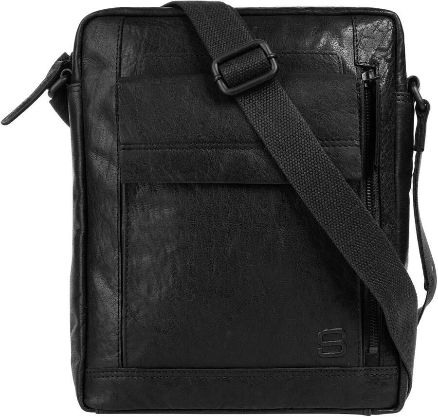 Spikes & Sparrow Schoudertas echt leder - Foto 6