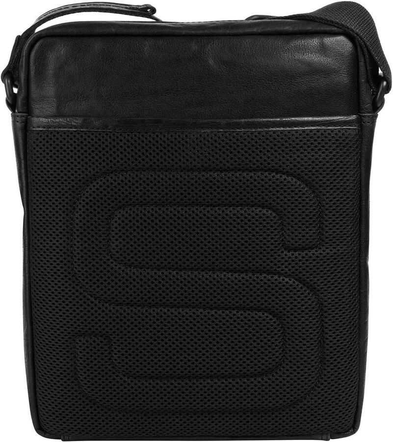 Spikes & Sparrow Schoudertas echt leder