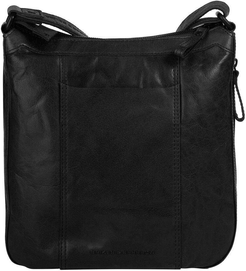 Spikes & Sparrow Schoudertas echt leder