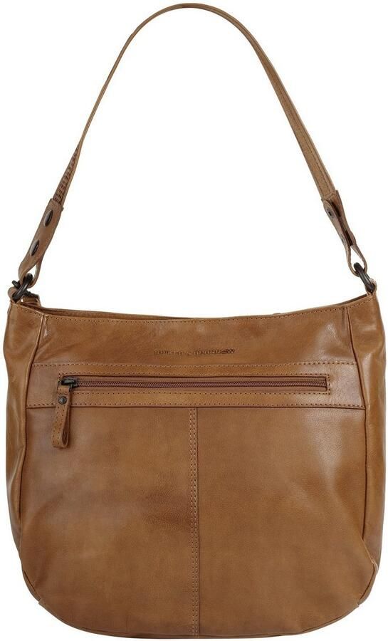 Spikes & Sparrow Schoudertas echt leder