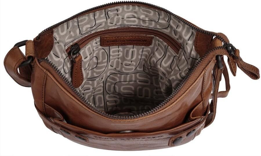 Spikes & Sparrow Schoudertas echt leder - Foto 4