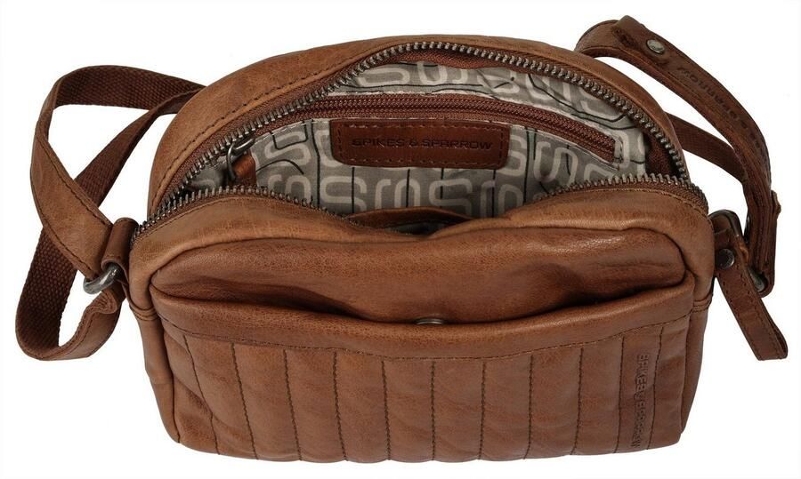 Spikes & Sparrow Schoudertas echt leder - Foto 4