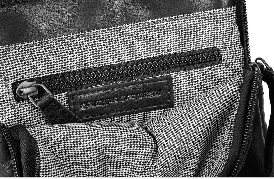 Spikes & Sparrow Schoudertas echt leder - Foto 5