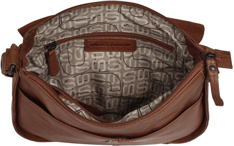 Spikes & Sparrow Schoudertas echt leder - Foto 3