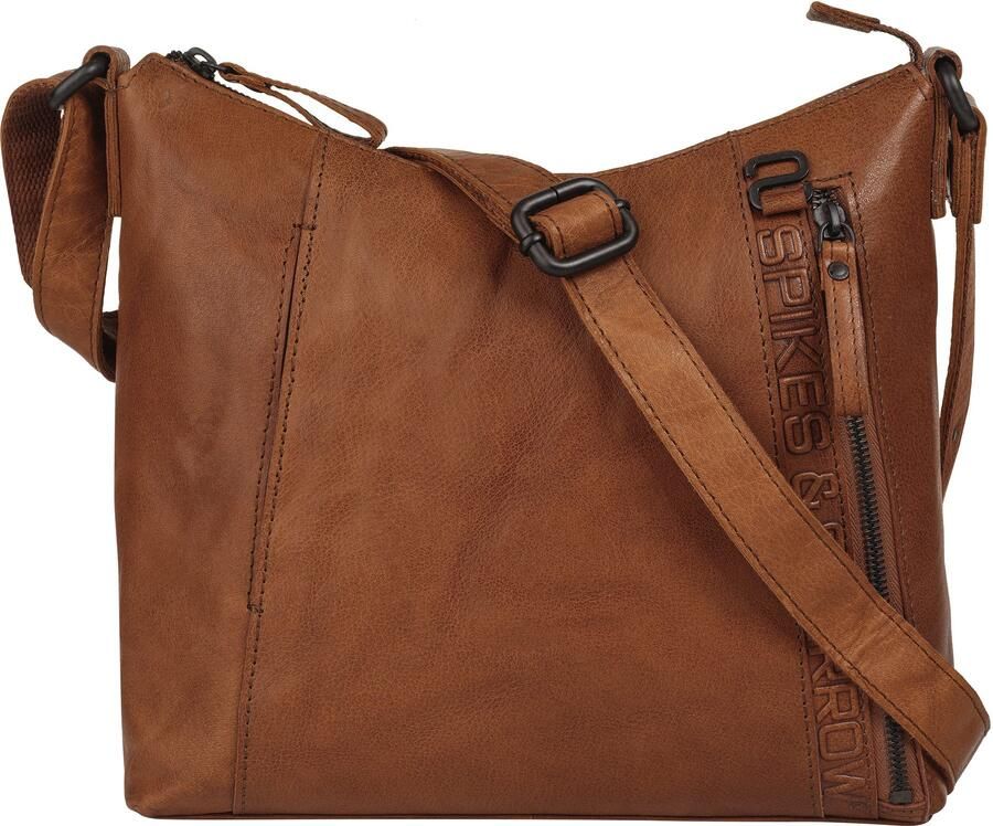 Spikes & Sparrow Schoudertas echt leder - Foto 6