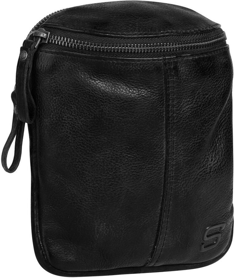 Spikes & Sparrow Schoudertas echt leder