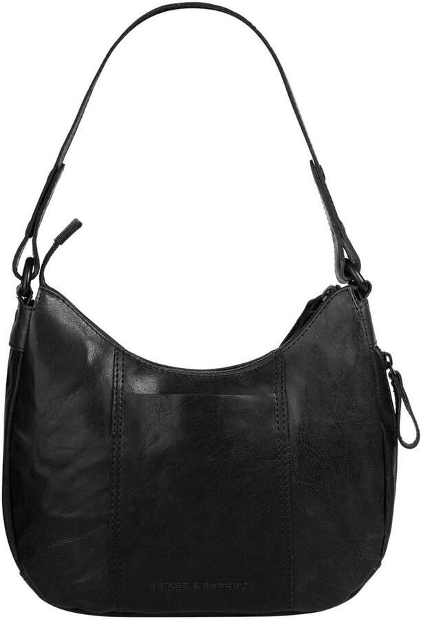 Spikes & Sparrow Schoudertas echt leder