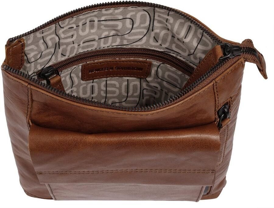 Spikes & Sparrow Schoudertas echt leder - Foto 3