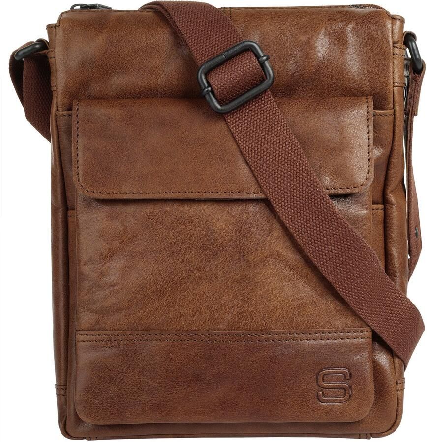 Spikes & Sparrow Schoudertas echt leder - Foto 6