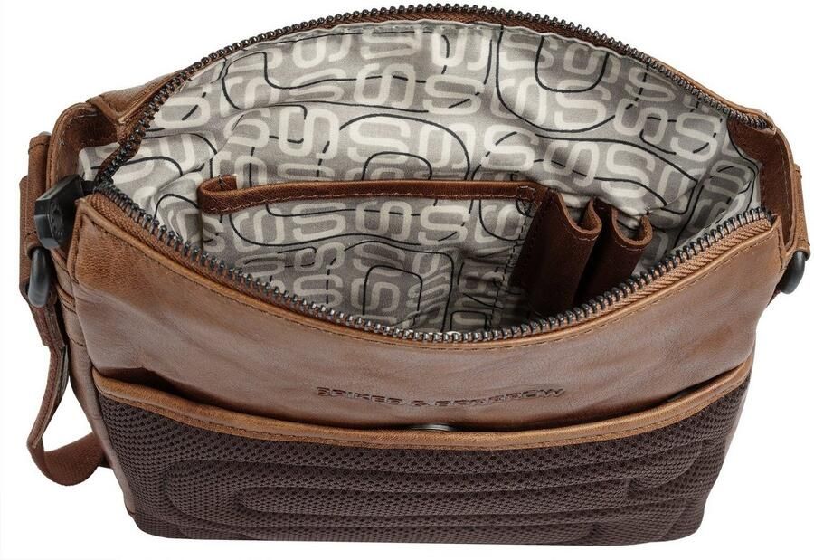 Spikes & Sparrow Schoudertas echt leder - Foto 3