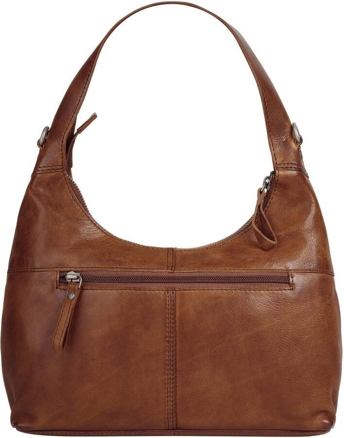 Spikes & Sparrow Schoudertas echt leder
