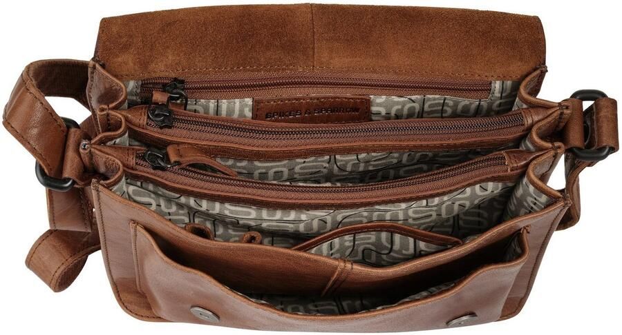 Spikes & Sparrow Schoudertas echt leder - Foto 3