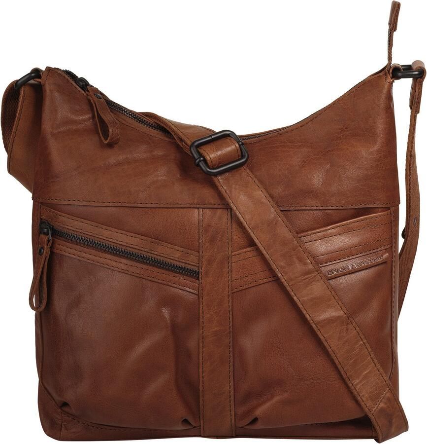 Spikes & Sparrow Schoudertas echt leder - Foto 6