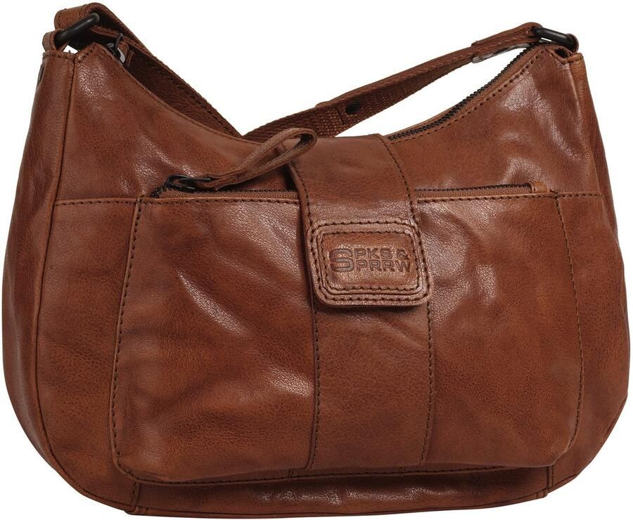 Spikes & Sparrow Schoudertas echt leder - Foto 2