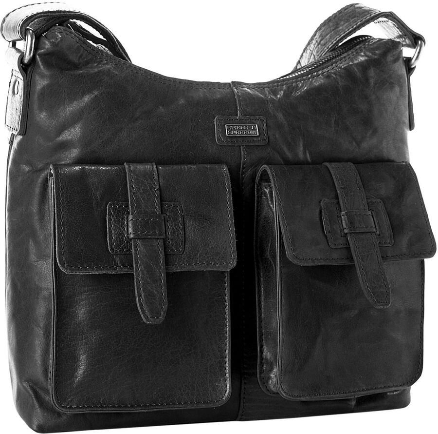 Spikes & Sparrow Schoudertas echt leder - Foto 4