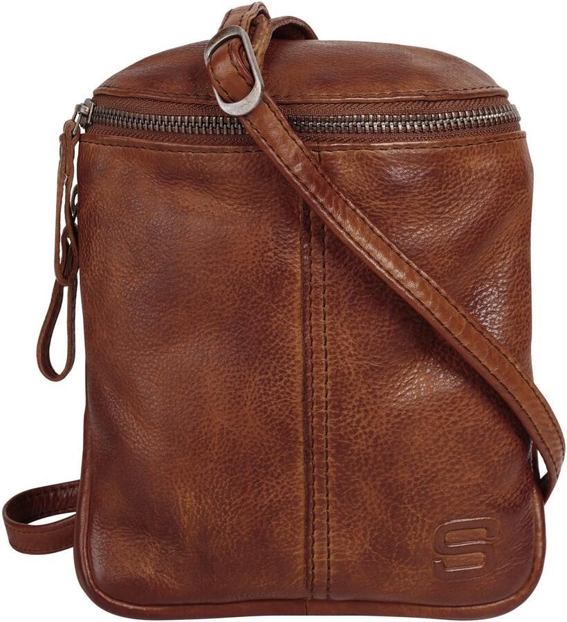 Spikes & Sparrow Schoudertas echt leder - Foto 6