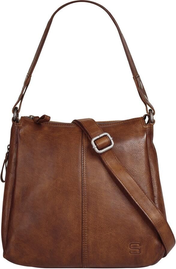 Spikes & Sparrow Schoudertas echt leder - Foto 6