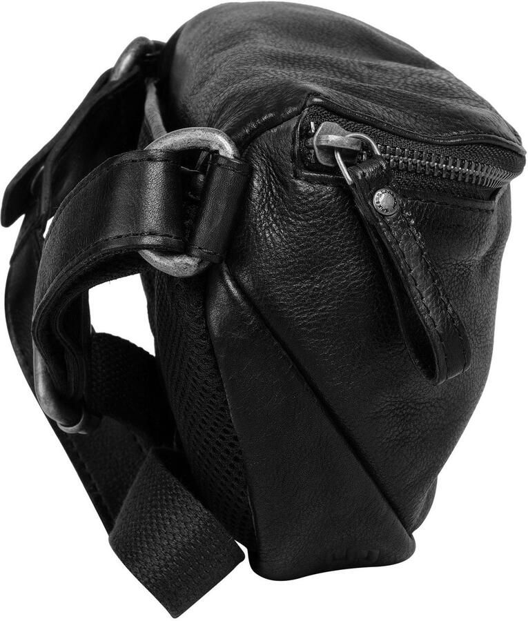 Spikes & Sparrow Schoudertas echt leder