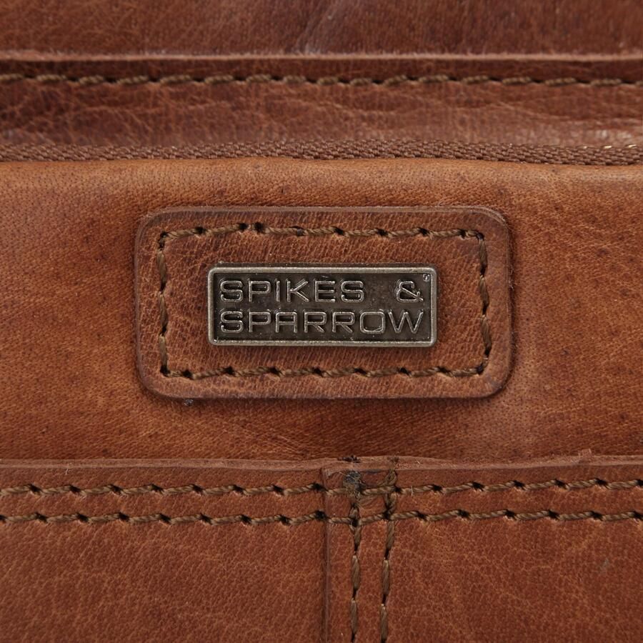 Spikes & Sparrow Schoudertas echt leder