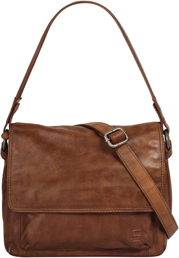 Spikes & Sparrow Schoudertas echt leder - Foto 4