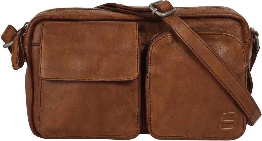 Spikes & Sparrow Schoudertas echt leder - Foto 6